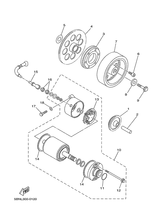 Муфта стартера