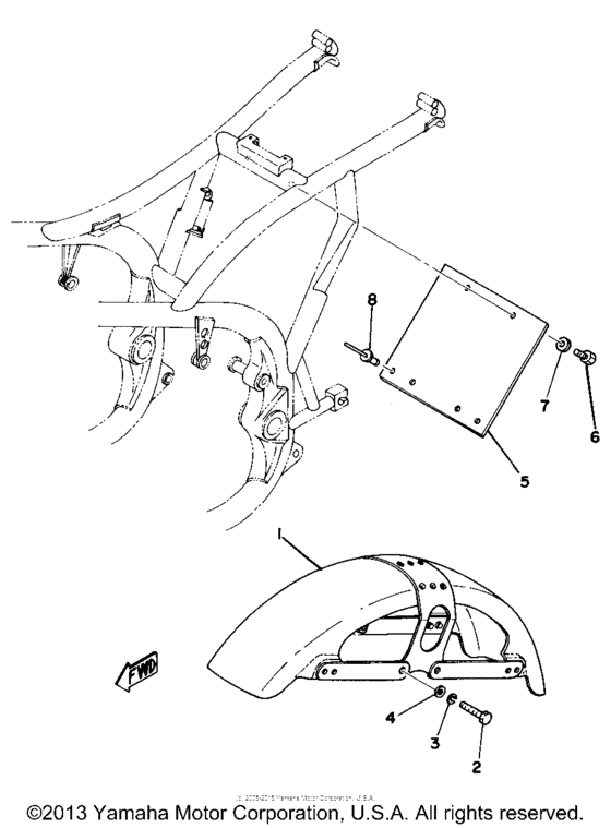 Front fender - rear fender