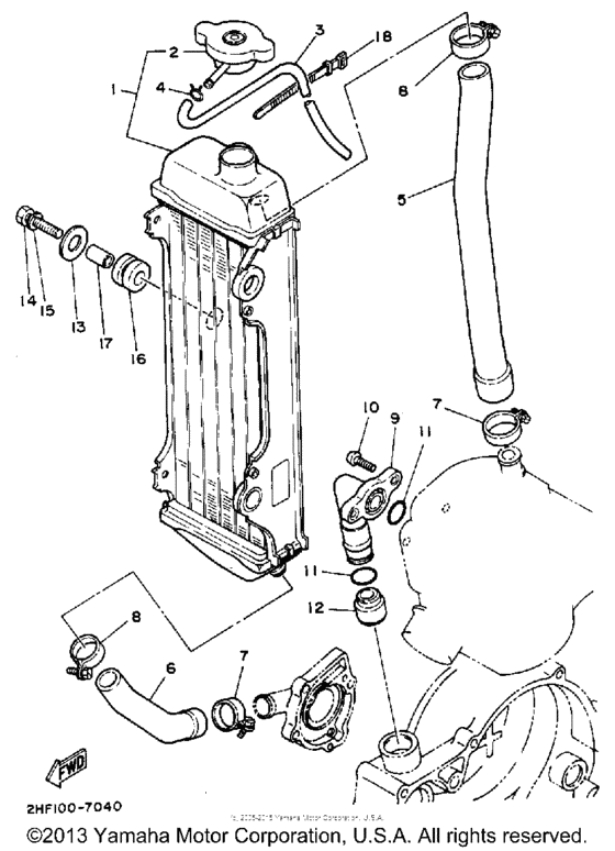 Radiator-hose