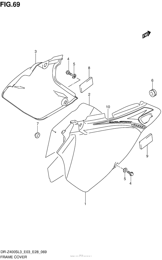 Frame Cover (Dr-Z400Sl3 E03)