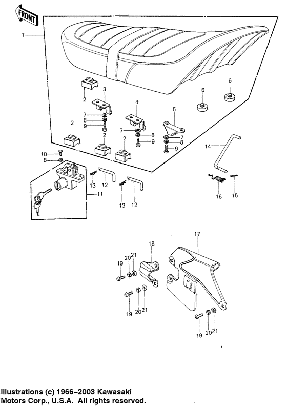 Seat/chain cover