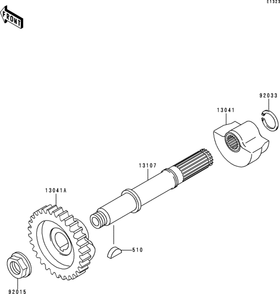 BJ250 Валансирный вал