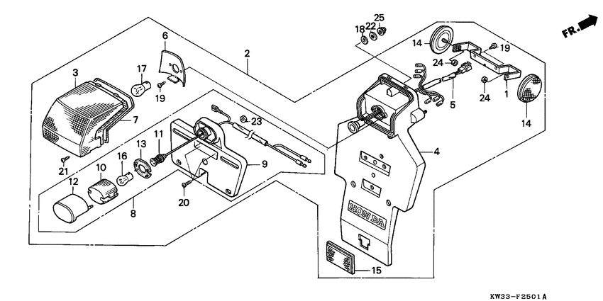 Taillight unit ass`y