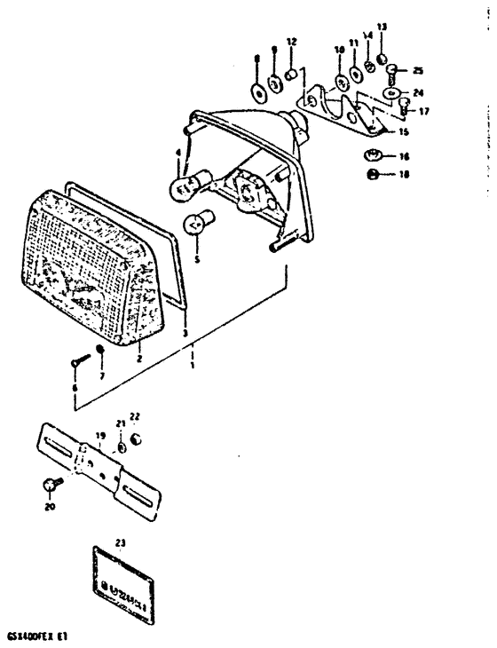 Rear combinatiom lamp