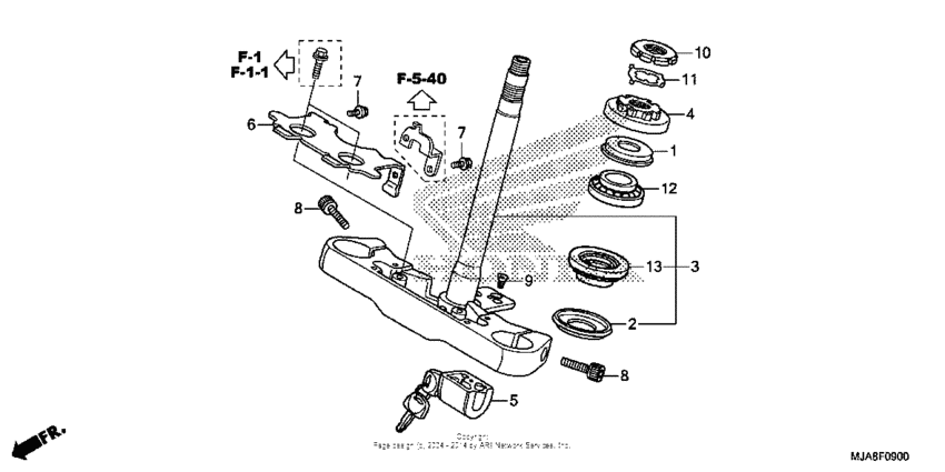 Steering stem (1)