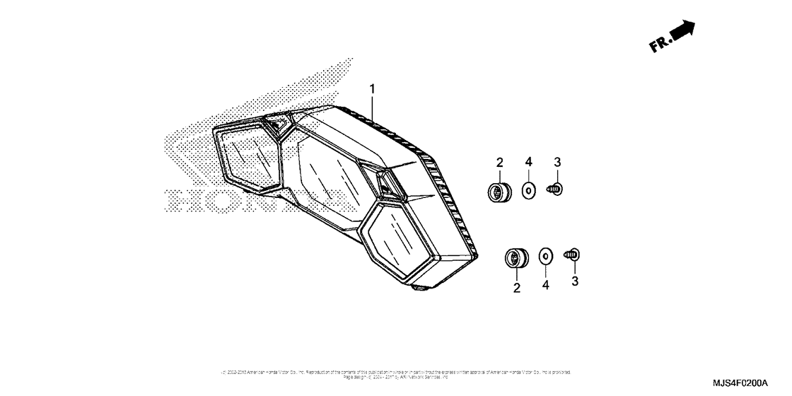 NC700J (DCT) Спидометр