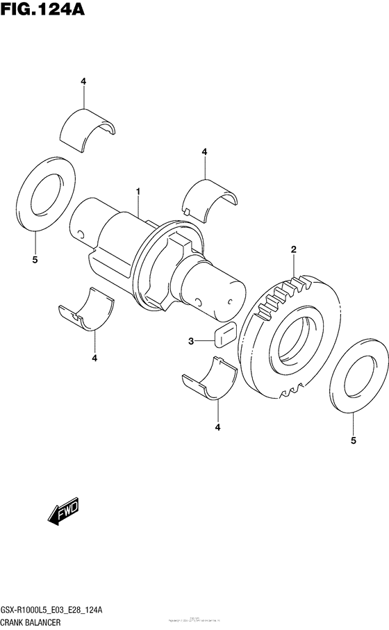 GSX-R1000 Балансир кривошипа