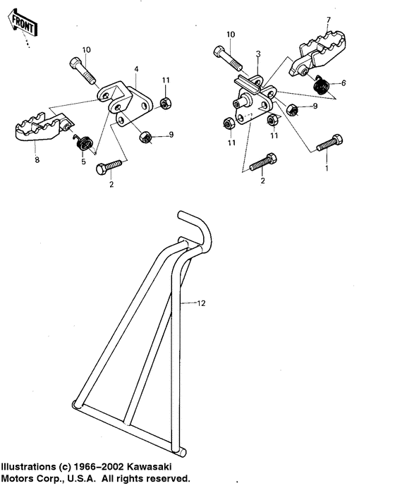 Footrests/stand