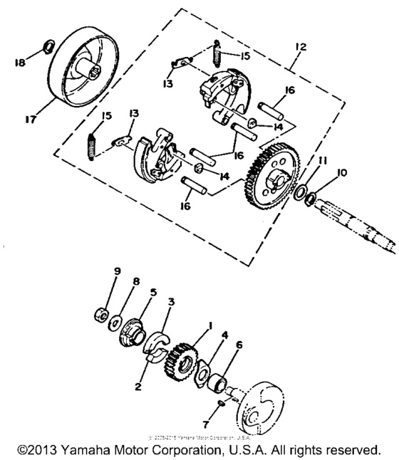 PW50F Сцепление