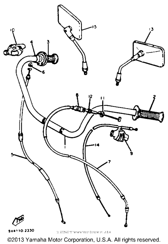 Handlebar-cable