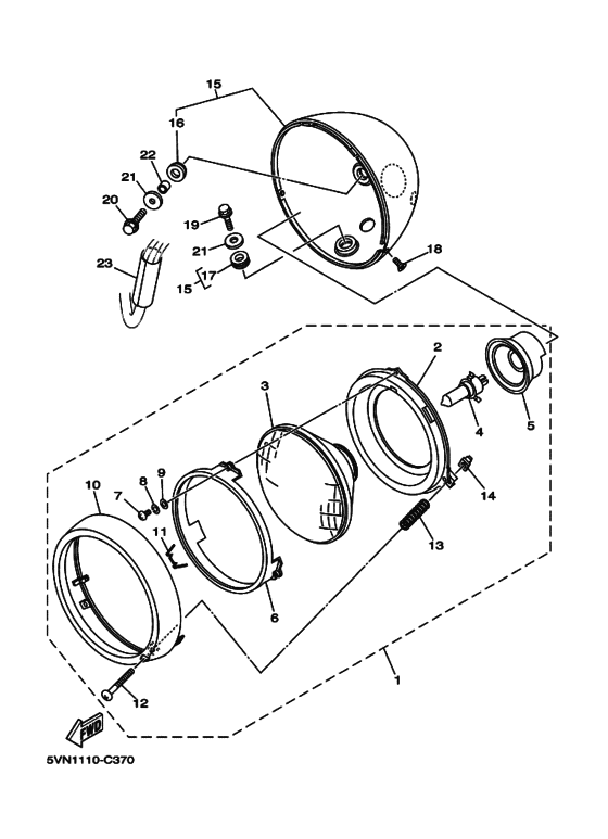 XV1700A XV17AV Phare