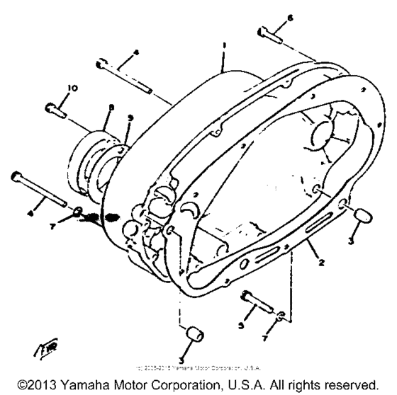 XS650_2F - 1979 Боковые крышки