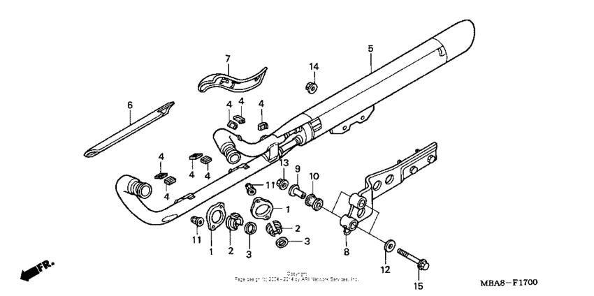 VT750CD Глушитель