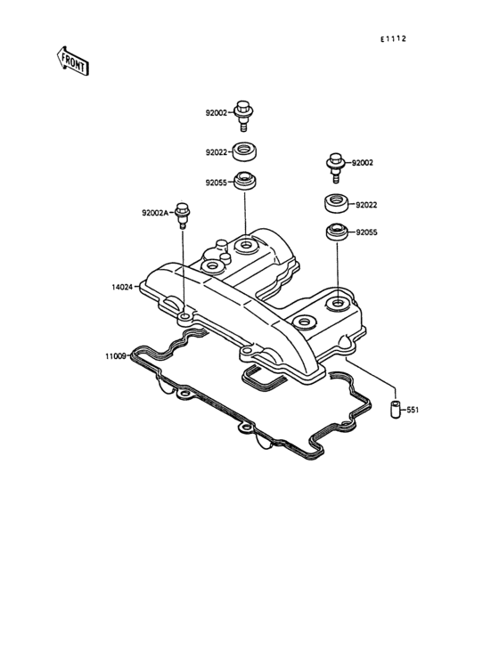 KL250 Крышка головки цилиндров