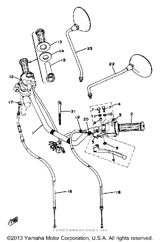 Handle wire