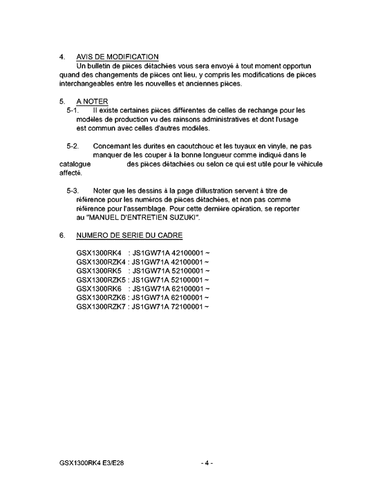 GSX1300R Catalog preface