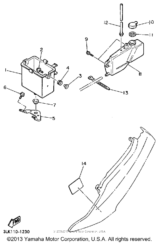 FZR1000B Боковые обтекатели