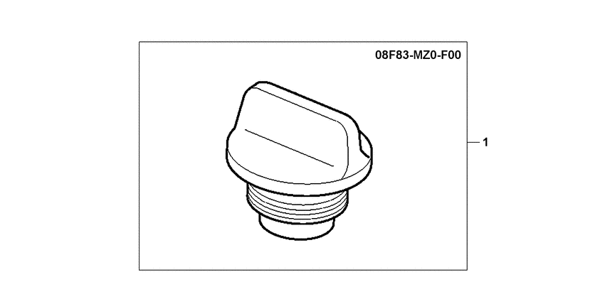 GL1500CD Chrome oil cap