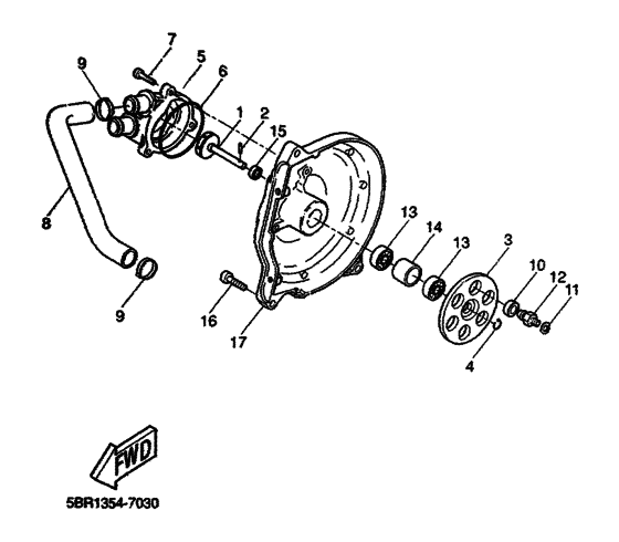 YQ50 Водяная помпа