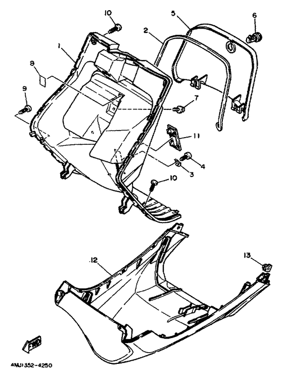 YA50R Ветровое стекло