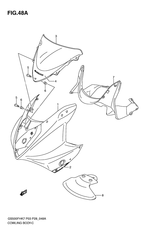 Cowling body