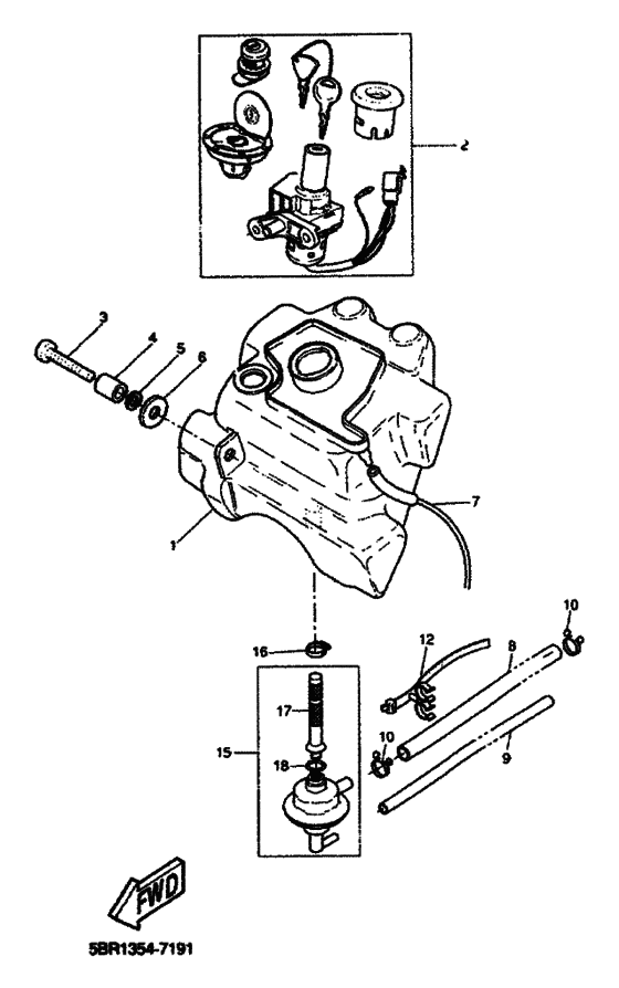 YQ50 Tank fuel