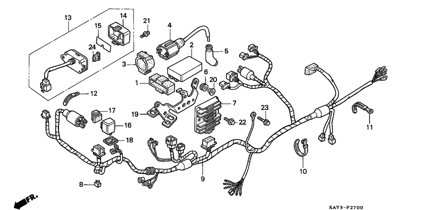 Harness wire