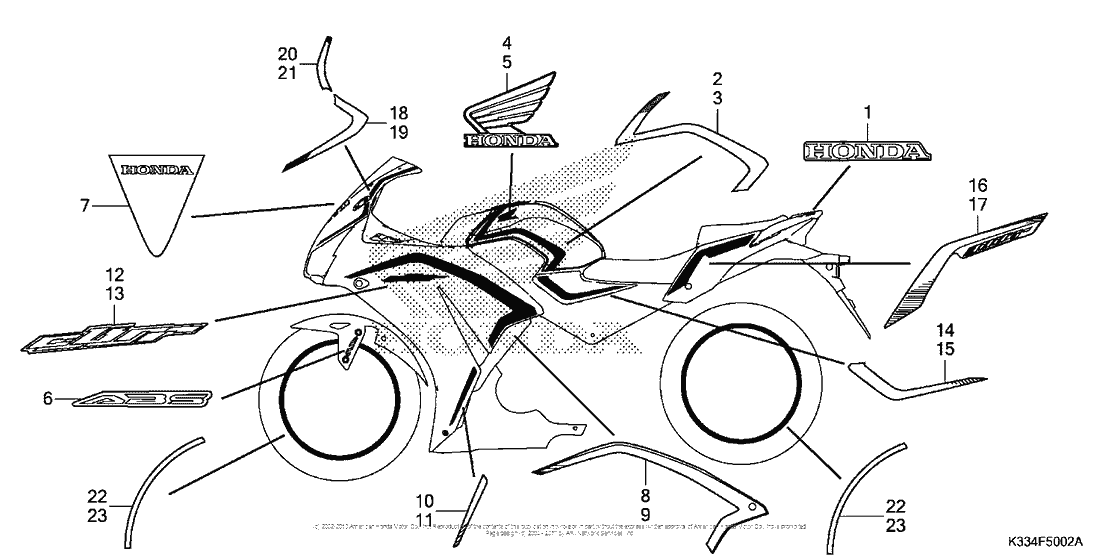 CBR300R (ABS) Mark + Stripe (3)
