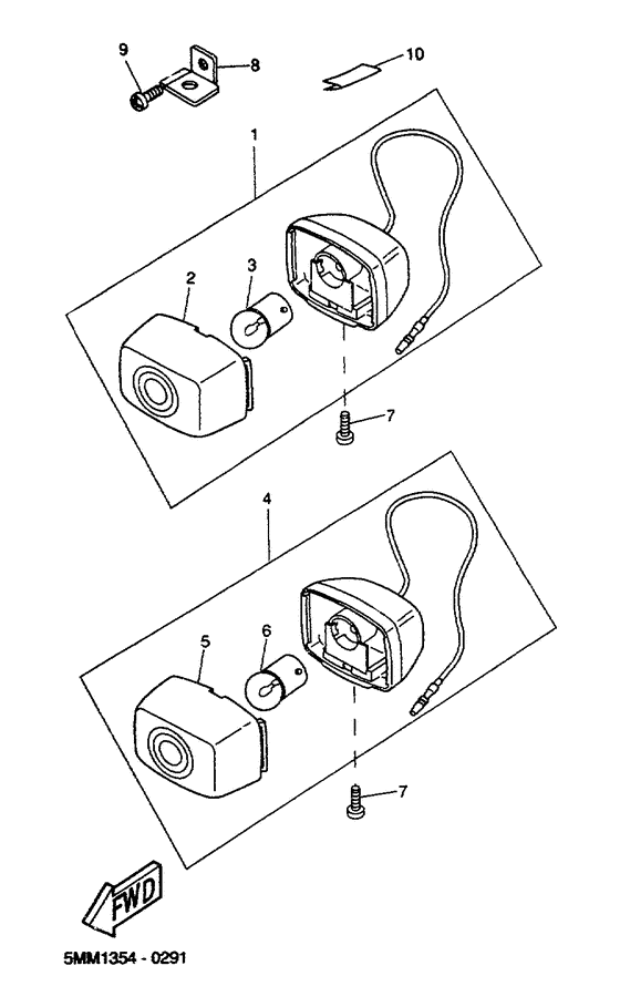 CW50 Поворотники