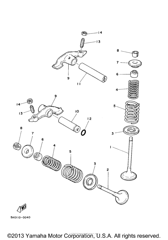 TW200R Клапана