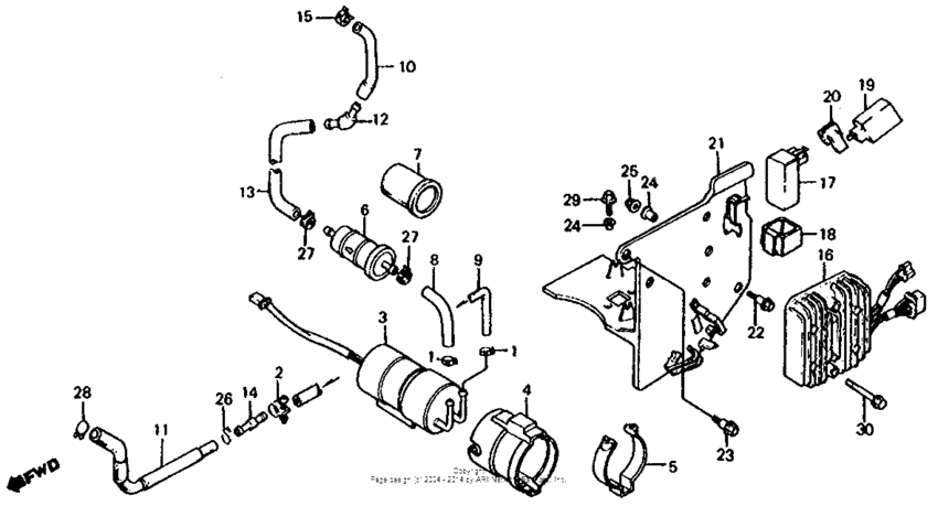 Fuel pump + rectifier