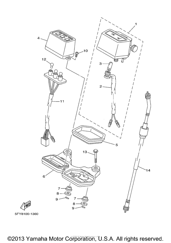TW200XC Приборы