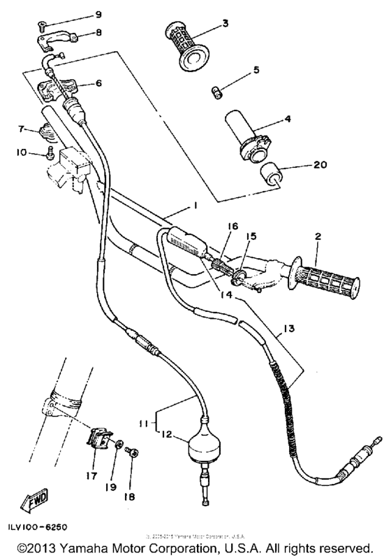 Handlebar-cable