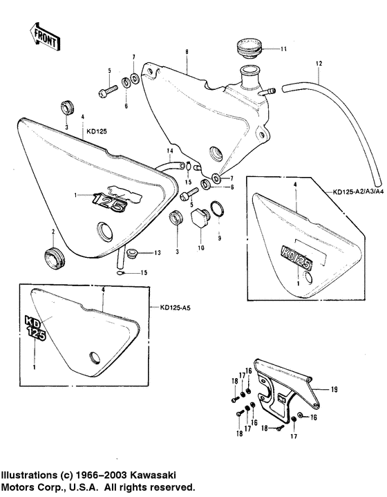 Side cover/oil tank/chain cover