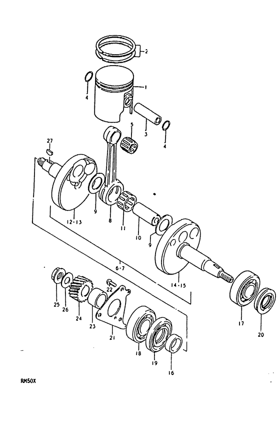 Piston - crankshaft