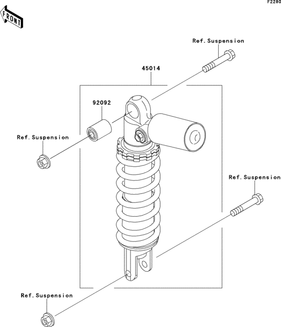 ZX900 Амортизатор