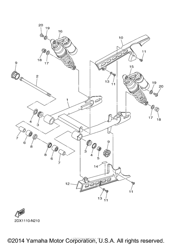 Rear arm  suspension