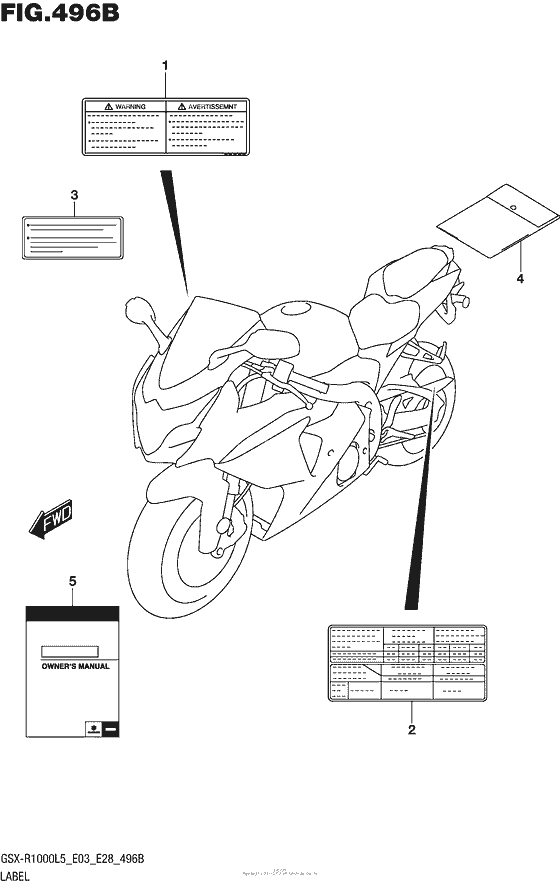 Label (Gsx-R1000L5 E28)