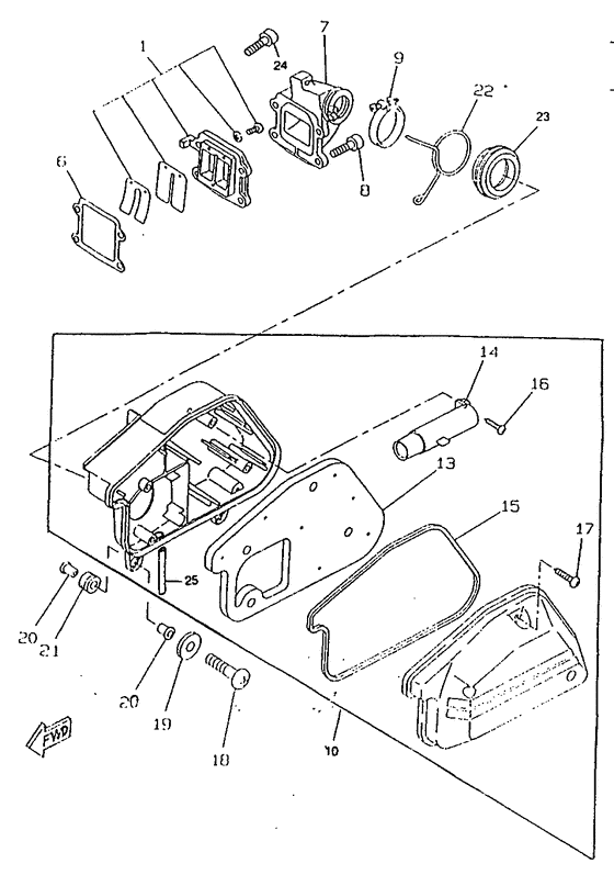 CW50RSX Впускная система