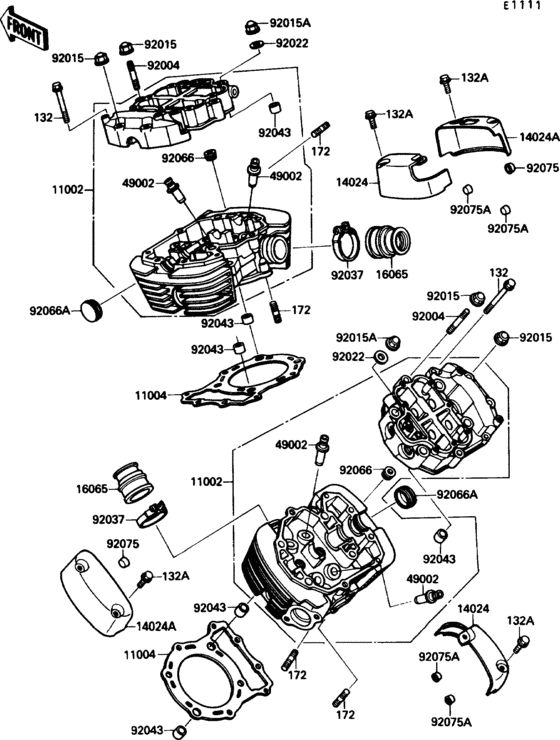 VN1500 Головка цилиндров