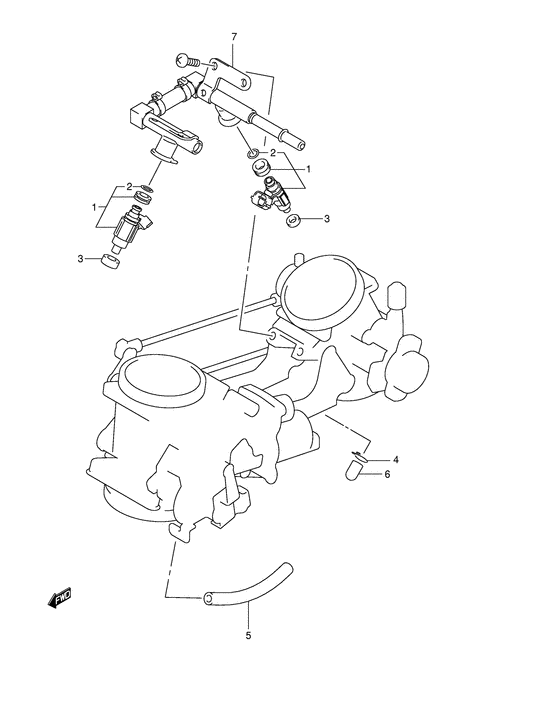 Throttle body fitting