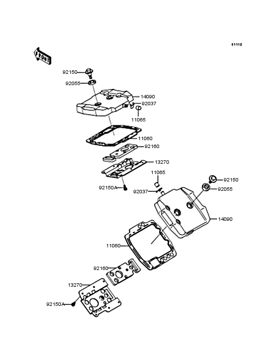 VN400 Крышка головки цилиндров