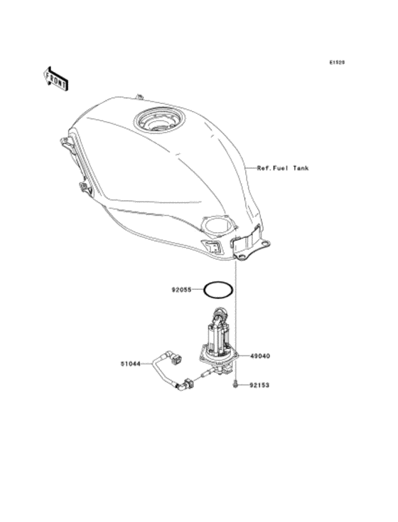 EX250 Топливный насос