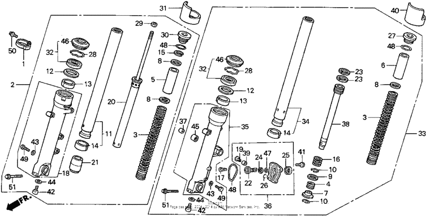 St1100 front fork 95-98