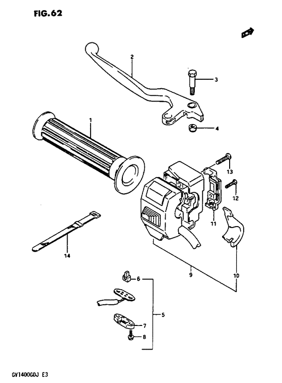 Left handle switch
