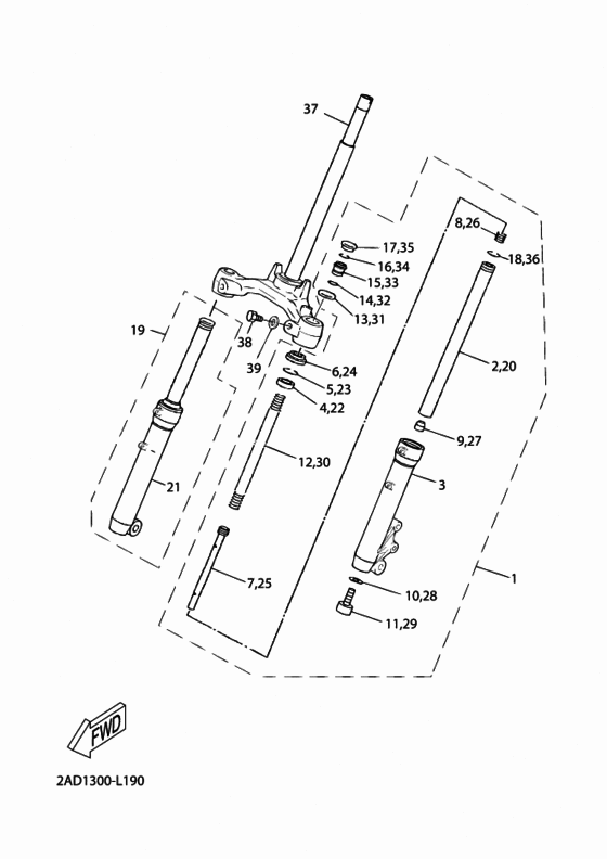 Front fork 2
