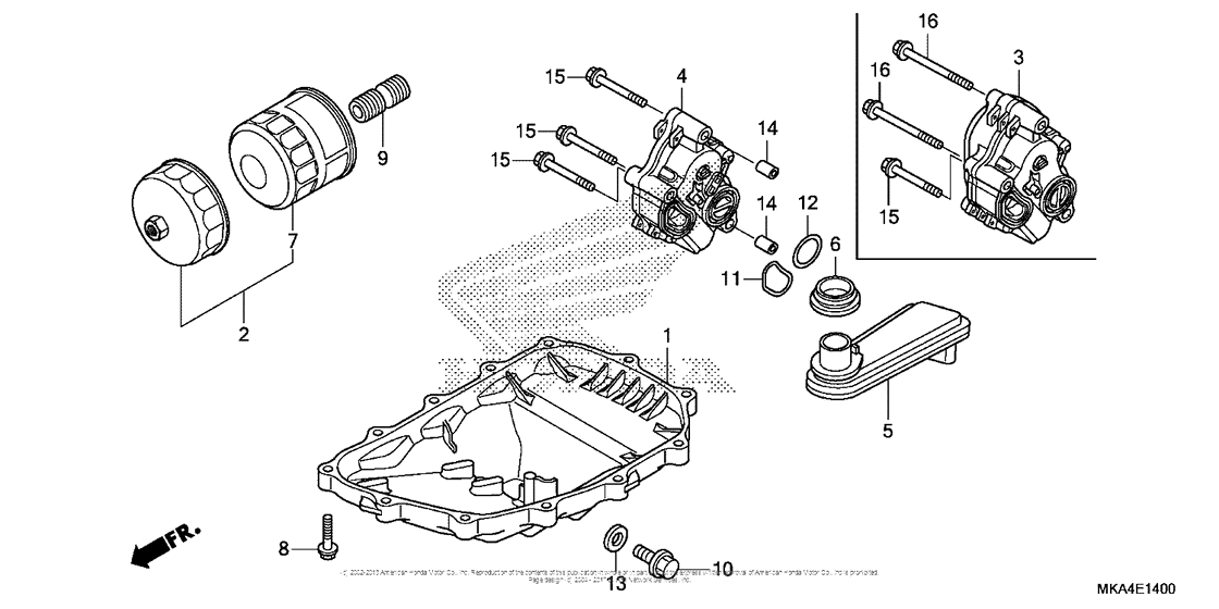 Oil Pan + Oil Pump