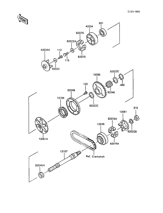 Generator shaft