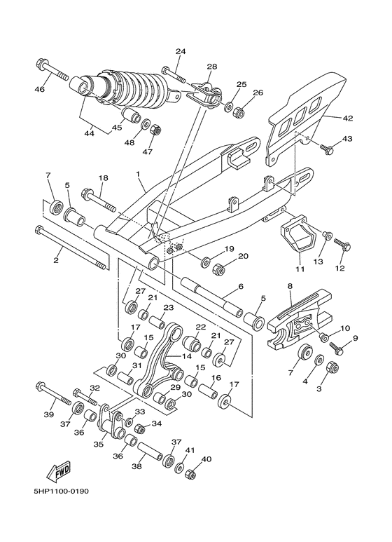 Rear arm. suspension