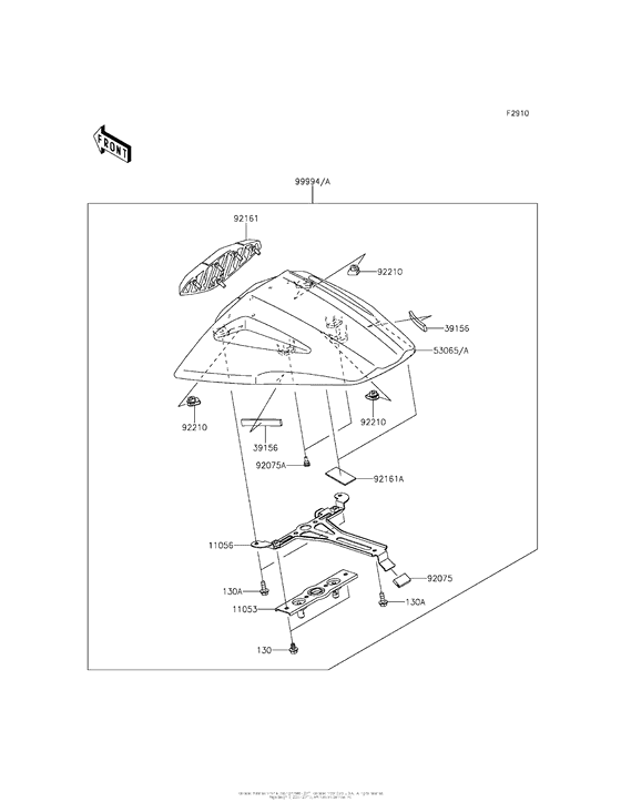 ZX1000 Accessory (Single Seat Cover)